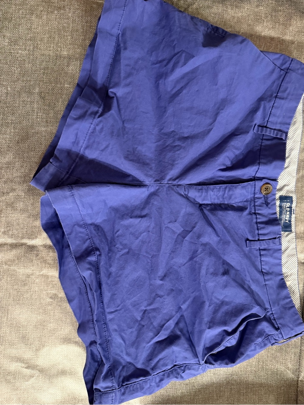 Old Navy Royal Blue Cotton Chino Shorts